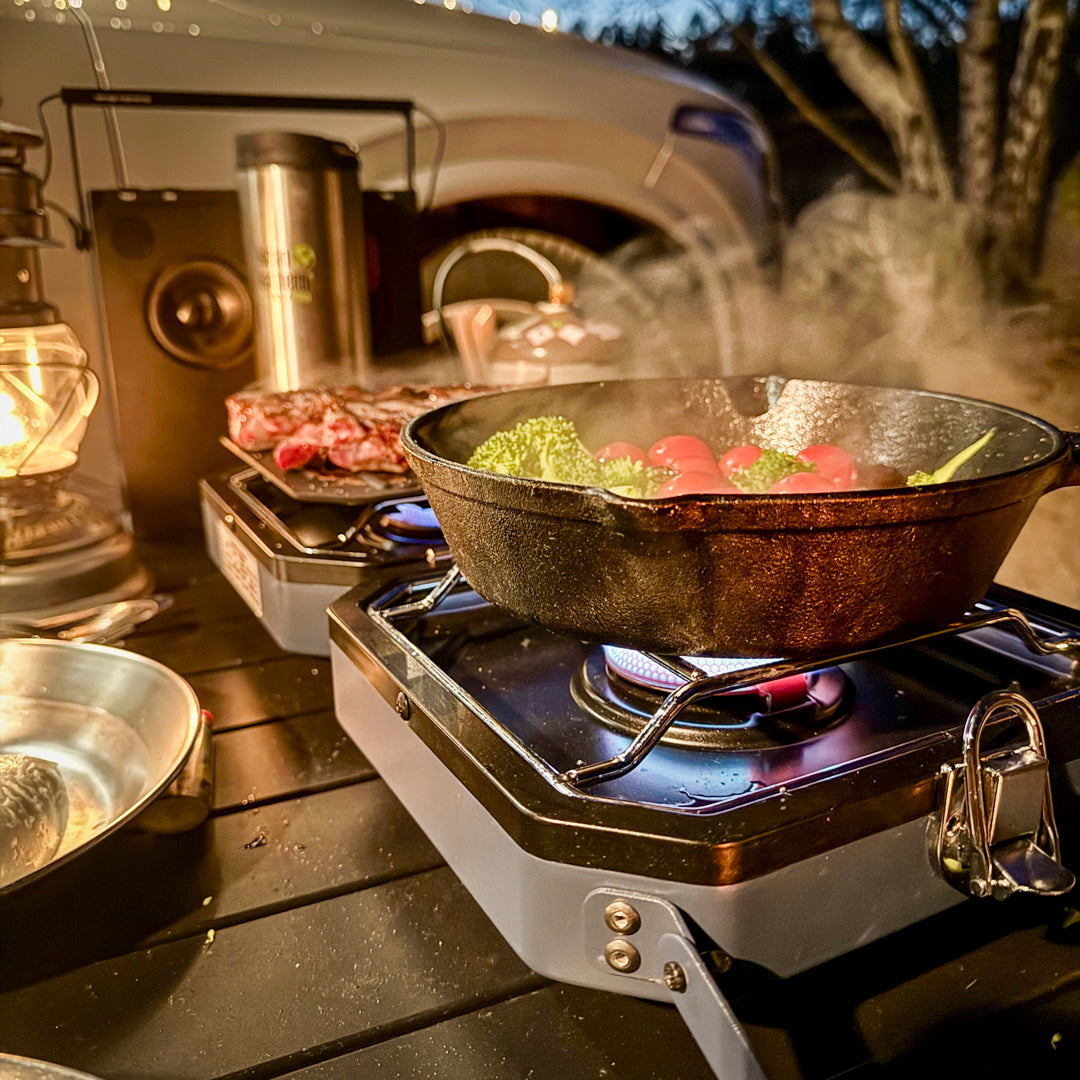 Gasköket – campingkök med två plattor