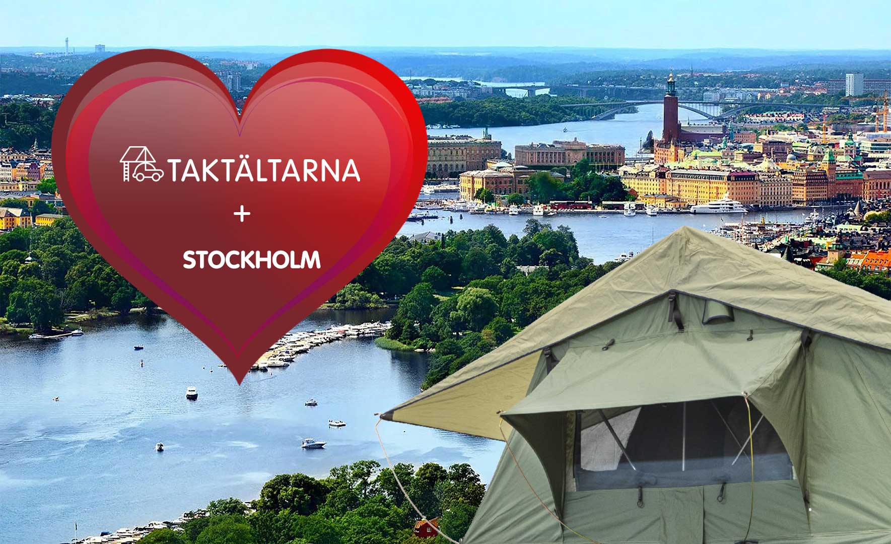 Nu kan du hyra taktält från Taktältarna i Stockholm