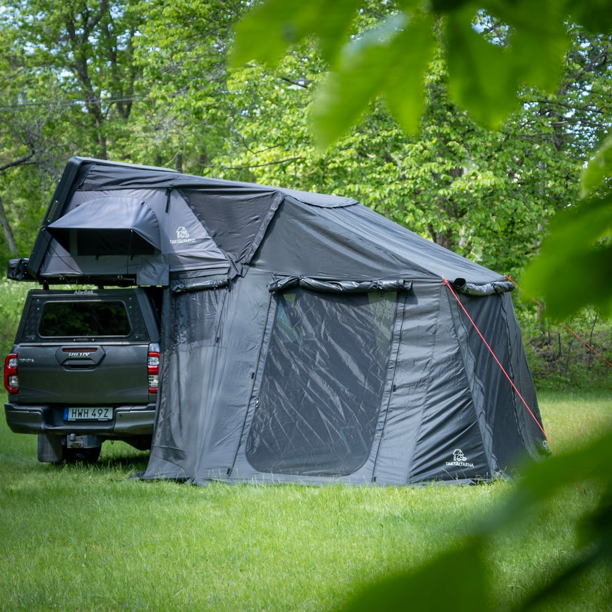 Large awning for the hard shell tent Svartberget | Taktältarna