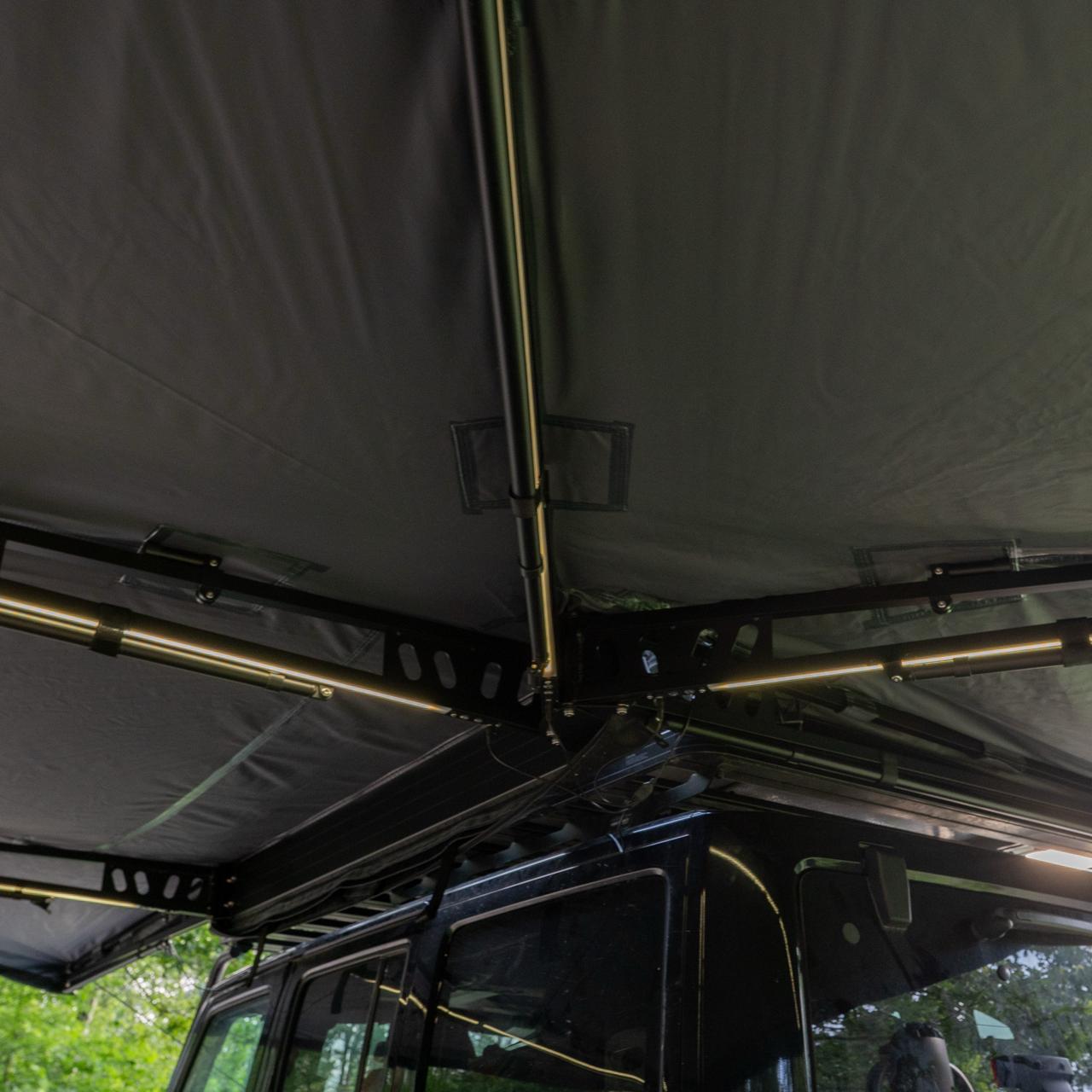 The Fan 270 degrees XL – awning for car and Overland | Roof Tentters