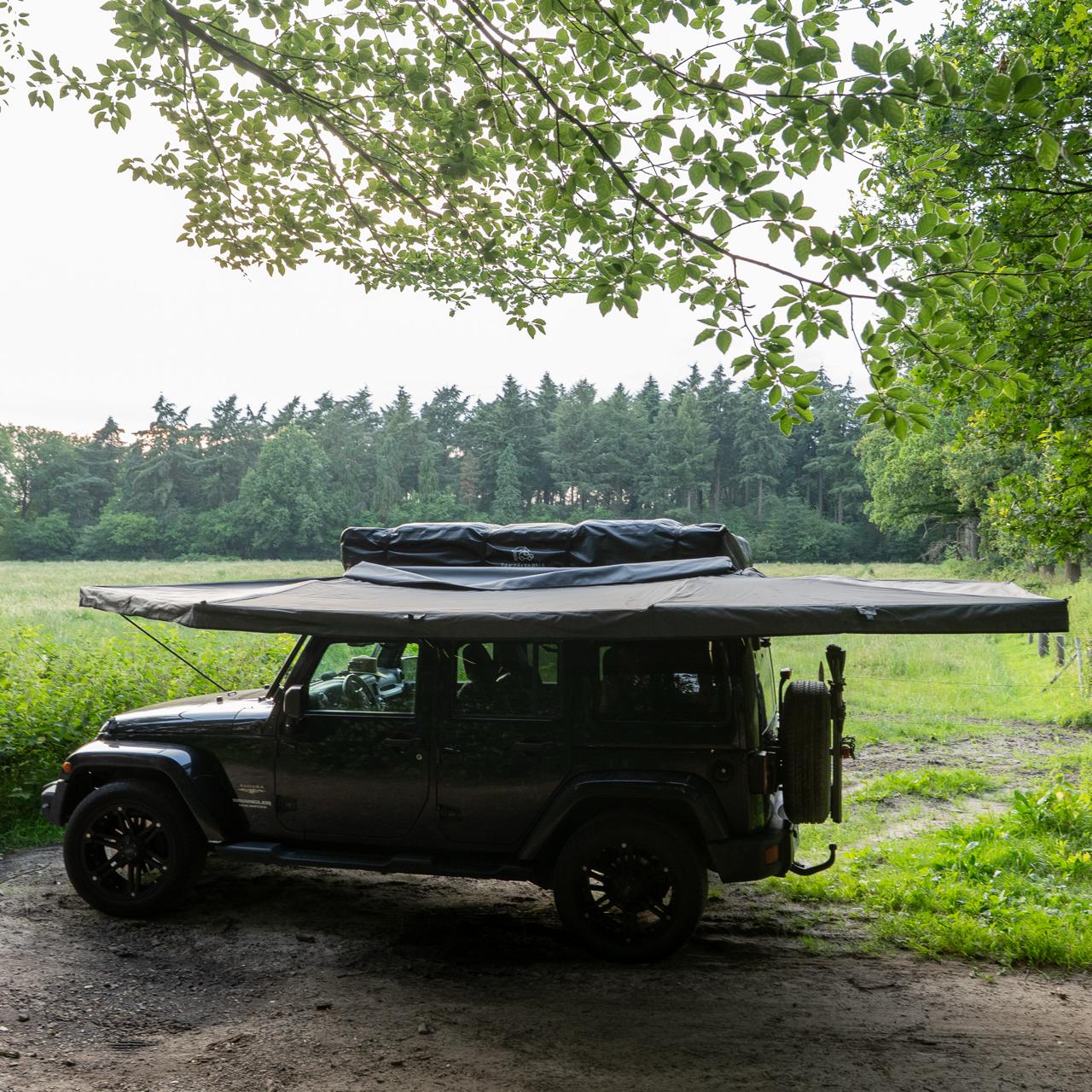The Fan 270 degrees XL – awning for car and Overland | Roof Tentters