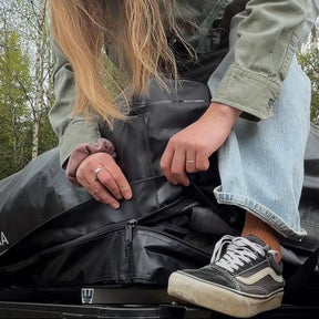 Extension zipper for transport cover