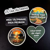 Klistermærker – Tagteltene